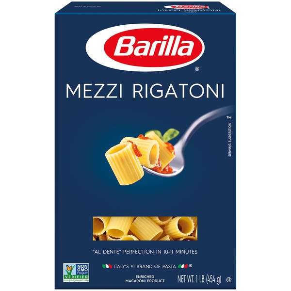 Barilla Barilla Mezze Rigatoni Pasta 16 oz., PK12 1000010549
